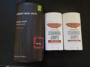 lot 64 image: Every Man Jack Body Wash and 2 Schm...
