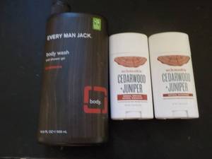 lot 65 image: Every Man Jack Body Wash and 2 Schm...