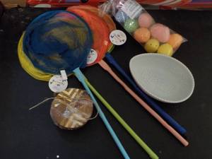 lot 68 image: Butterfly Nets, Easter Dcor and C...