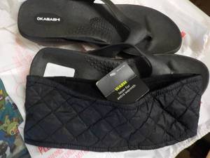 lot 127 image: Okabashi Sandals Womens size L and...