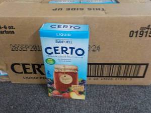 lot 221 image: Case of 16 - 6 oz Cartons Certo Pre...