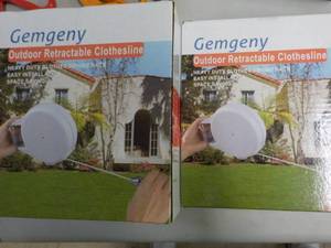 lot 254 image: 2 Gem GenY Outdoor Retractable Clot...