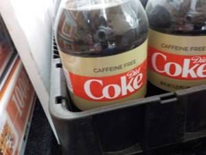 lot 262 image: Case of 24 Bottles Caffeine Free Di...