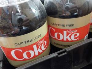 lot 263 image: Case of 24 Bottles Caffeine Free Di...