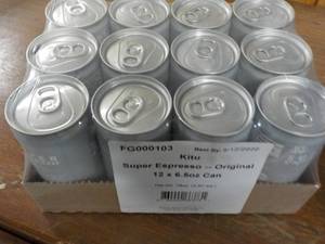 lot 285 image: 12 Pak 6.5 oz Kitu Super Expresso O...
