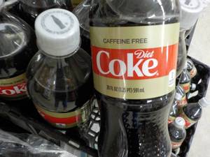 lot 306 image: Case of 24 Caffeine Free Diet Coke ...
