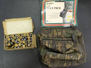 lot 371 image: Allen Belt Pack and Bullets...
