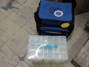 lot 384 image: Shimano Cooler and Storage Boxes...