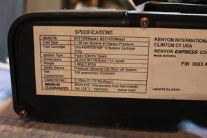 lot 500 image: Portable Express gas range.