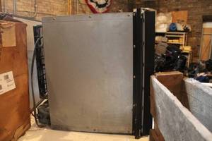 lot 2 image: Small boat  RV fridge 12 volt or 110.