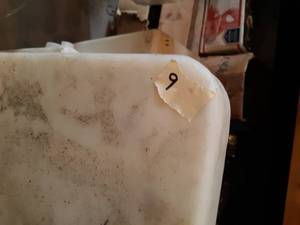 lot 9 image: New Old Stock tank 39 gallons, never used. 65 by 31 by 8.