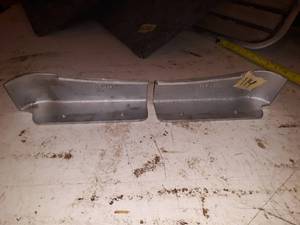 lot 114 image: . Cast aluminum corner caps.