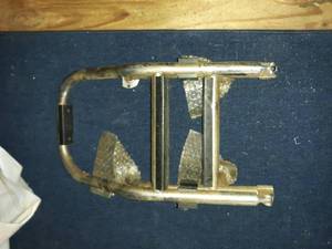 lot 192 image: . Three step flip up ladder