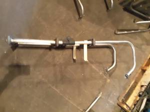 lot 199 image: . Three step flip up ladder