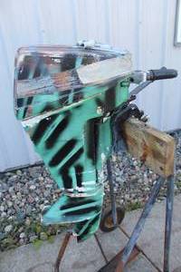 lot 246 image: Chrysler 8 Hp Outboard 1970s