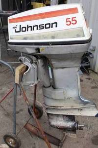 lot 275 image: Evinrude 55 Hp Outboard 1976 Johnson 55 Hood