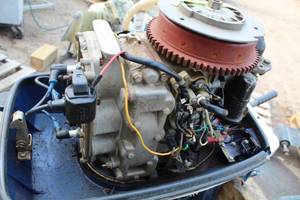 lot 284 image: AB Penta 450 Outboard