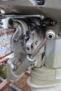 lot 296 image: Johnson 115 Outboard 1973