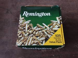 Box 525 Rounds Remington 22 Long Rifle