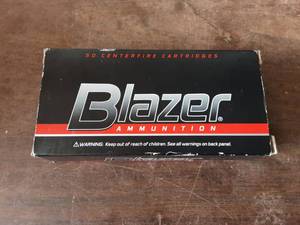 Box 50 Rounds Blazer 45 Auto Cartridges