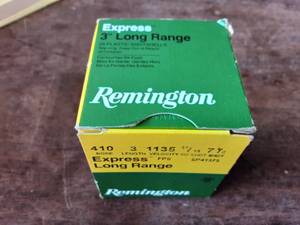 Box 25 .410 Remington 2-12 #7-12 Shot Shells