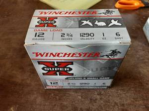 Box 25 Winchester 12 Ga. 2-34 #6 Shot Shells High Brass