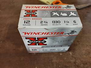 Box 25 Winchester 12 Ga. 2-34 #5 Shot Shells High Brass