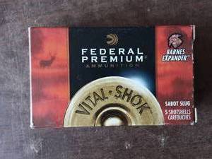 Box 5 Federal 12 Ga. 2-34 Sabot Slugs