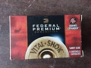 Box 5 Federal 12 Ga. 2-34 Sabot Slugs