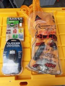 Tow Rope, Universal Garage Door Opener, Fuse Set