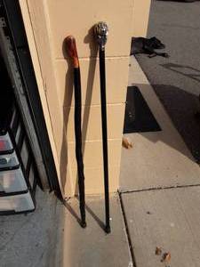 2-CanesOne With Cool Dog Head Handle