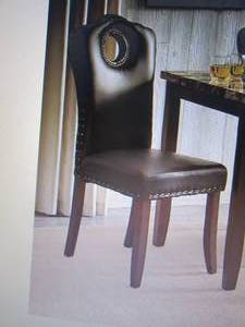 lot 22 image: Nailhead Dining Chair open box Reta...