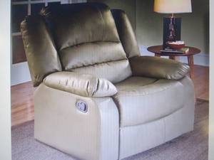 lot 37 image: Overstuffed Recliner open box Retai...