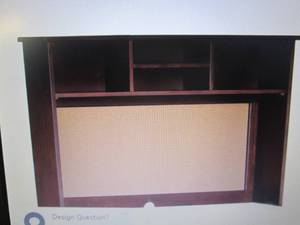 lot 40 image: Kendall Desk Hutch open box Stock p...