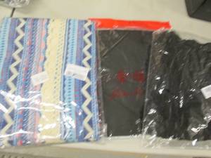 lot 213 image: Loop Scarves, Tablecloth...