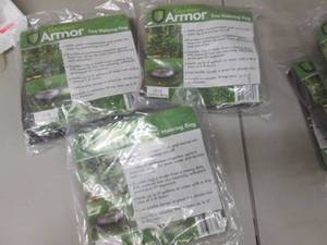 lot 241 image: 3 Garden Armor Tree Watering Rings...