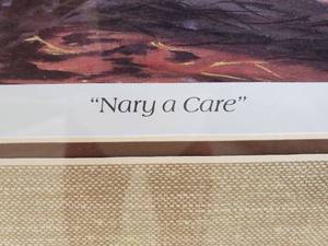 lot 32 image: Ken Zylla Commemorative Print Nary A Care