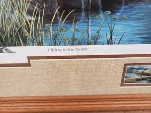 lot 30 image: Lifting to the North Wild Life Print by Ken Zylla (Commemorative Print 1987