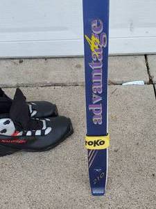 lot 20 image: ROSSIGNAL cross country skis,boots & poles