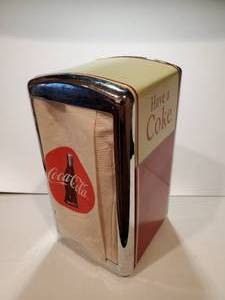 lot 64 image: Coca Cola Napkin Holder
