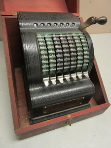 lot 139 image: ANTIQUE AMERICAN CAN COMPANY ADDING MACHINE