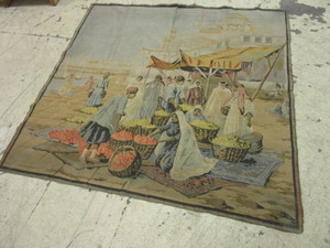 lot 153 image: WALL TAPESTRY,