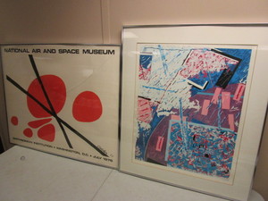 lot 157 image: VINTAGE NATIONAL AIR AND SPACE MUSEUM WASH. D.C. PRINTS, ALEXANDER CALDER, NANCY GRAVES, 1976
