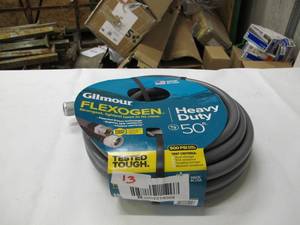 58 in. Dia x 50 ft. Gray Flexogen Heavy Duty Garden Water Hose