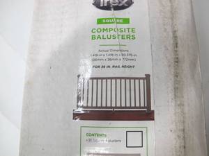 Transcend 30.375 in. Composite Gravel Path Balusters (16-Per Box)
