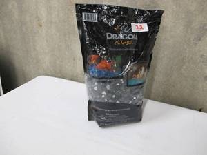 Margo Garden Products 14 10lbs Dragon Glass, 10 lb, Black
