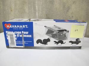 Small 2-Door Professional Live Animal Cage Trap for Rat, Squirrel, Chipmunk, and Weasel