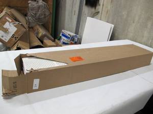 3 ft. White Snap-In Filter Gutter Guard (25-Pack)