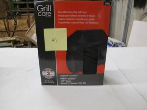 Deluxe 61 in. PVCPolyester Grill Cover compatible with Genesis 300