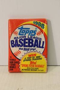 lot 54 image: 1988 Topps Major League Baseball Bubble Gum Cards